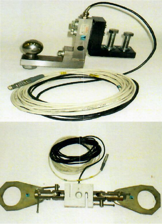 Система вимірювання зусиль у зчіпному пристрої 